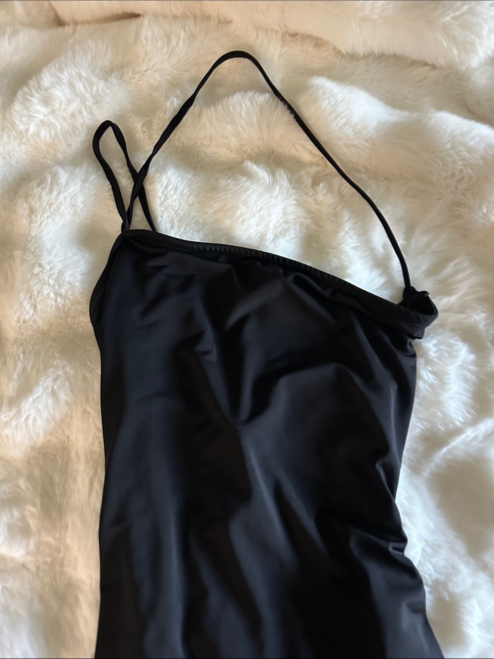 Windsor Black Spaghetti-Strap Mini Dress - Picture 4 of 7